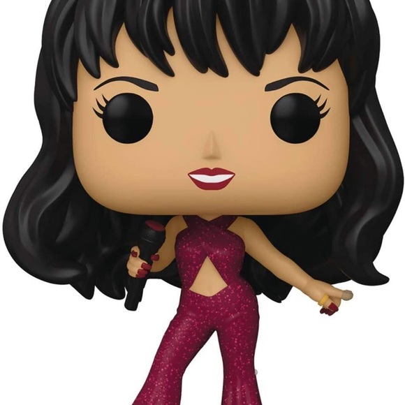 Selena Funko Pop! #205 Selena Burgundy Diamond Glitter w/ extra protective case - Picture 10 of 10